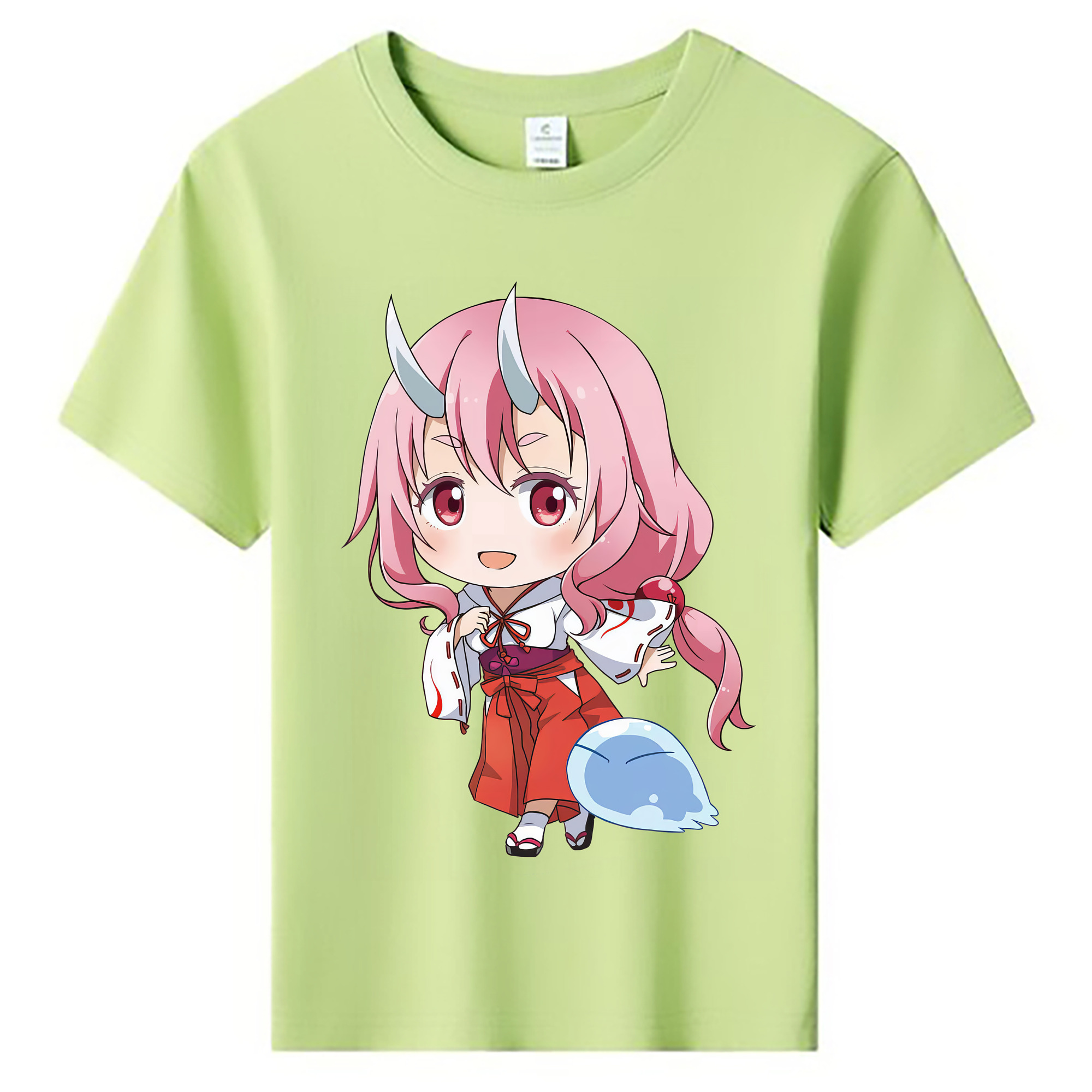 （画像用） 転スラ Regarding Reincarnated to Slime 綿100％キッズTシャツ（フロントプリント）